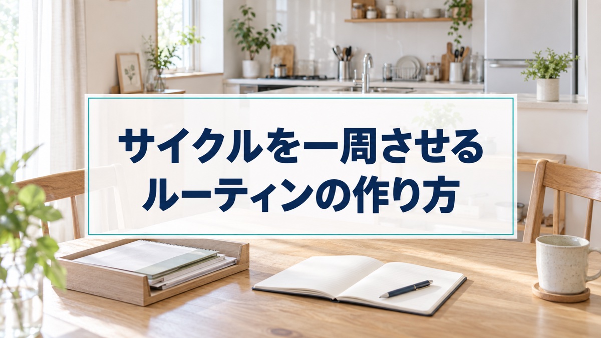 サイクルを一周させるルーティンの作り方